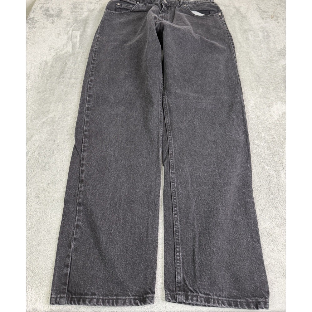 Wrangler Straight Leg Jeans Men's Size 38X34 Black
